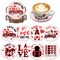 8 Pieces Valentine’s Day Diamond Art Coasters Love Diamond Painting Coasters Kits with Holder DIY Coasters for Beginners, Adults, Kids, Diamond Art Crafts Supplies (Valentines)